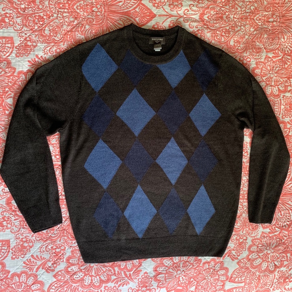Men’s Dockers Argyle Sweater - Picture 3 of 6